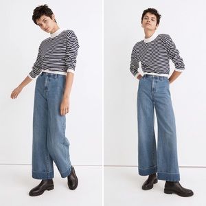 Madewell The Perfect Vintage Wide-Leg Jean in Traymore Wash NWT